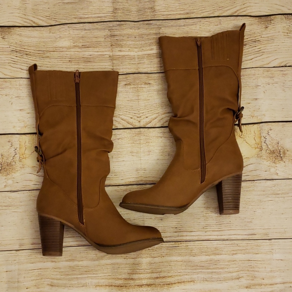 Call It Spring Mid Calf Boots size 8.5